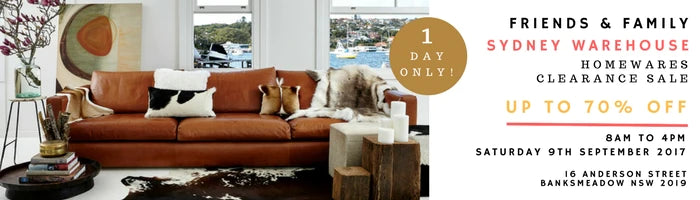Secret Sydney Warehouse Homewares Sale