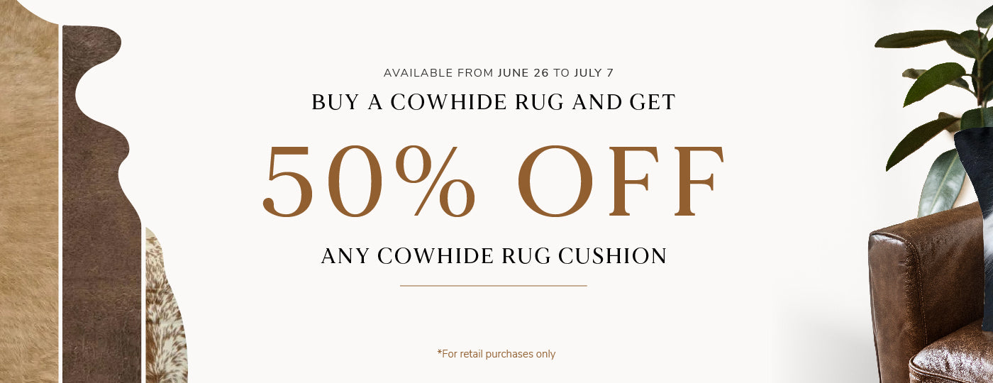 Cowhide Cushions