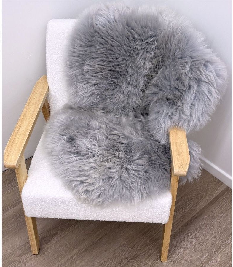 Silver Grey Australian Merino Sheepskin Rug