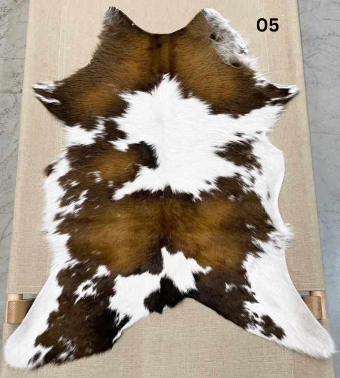Calf Hide Rug - Reddish Brown