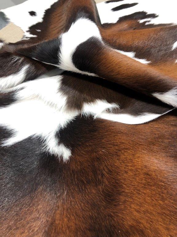 Calf Hide Rug - Reddish Brown