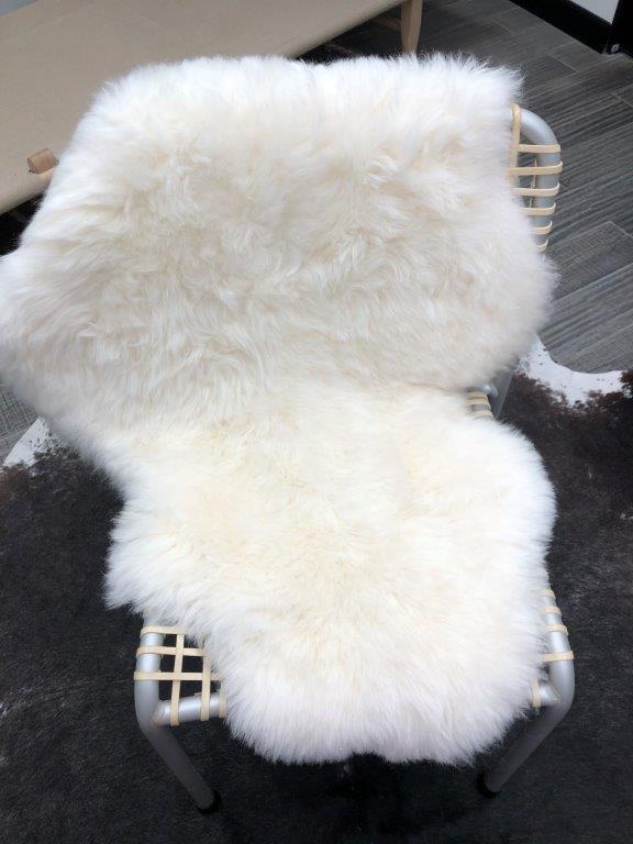 Icelandic Shorn Sheepskin Rug - Natural White