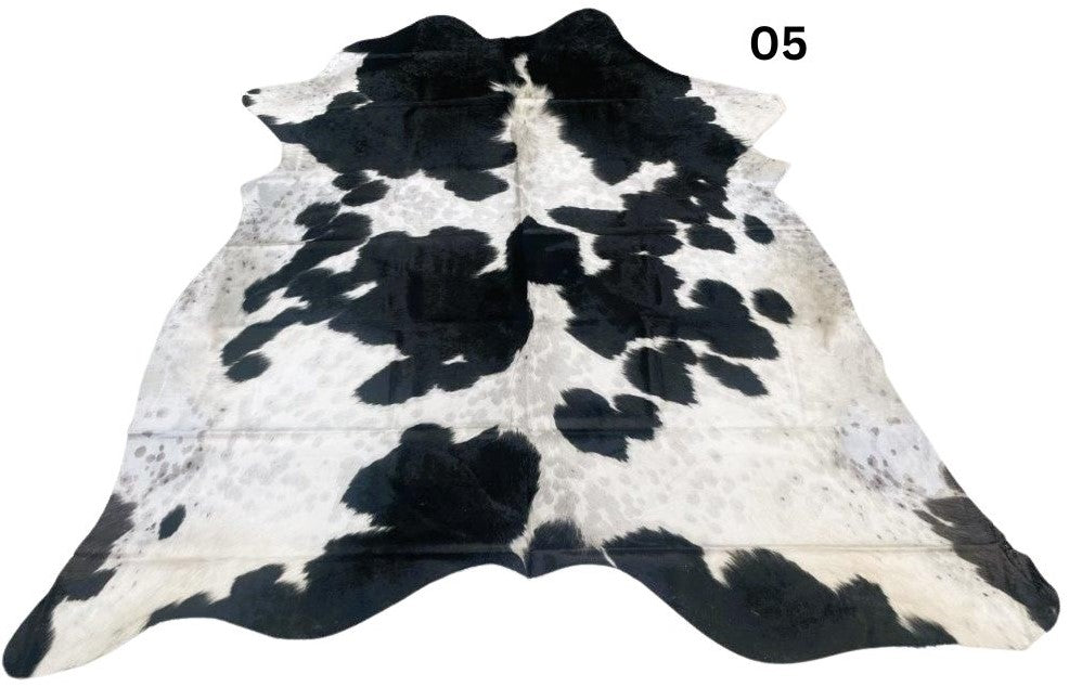 Cowhide Rug - Black White (Large)