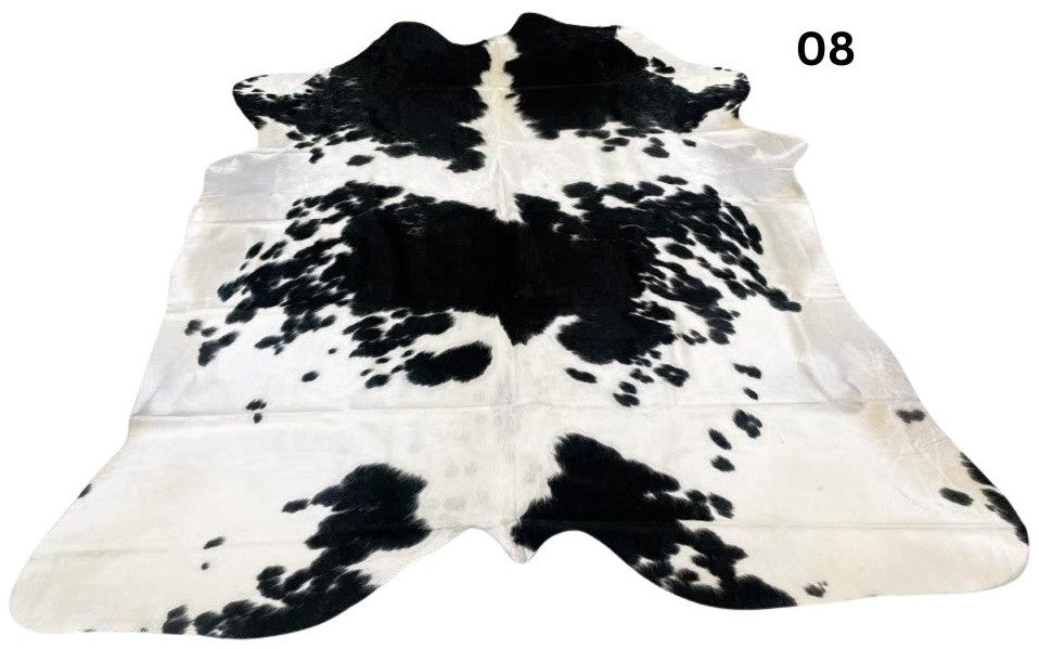 Cowhide Rug - Black White (Large)