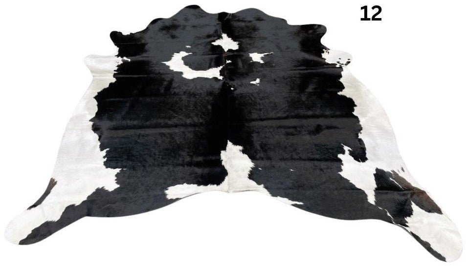 Cowhide Rug - Black White (Large)