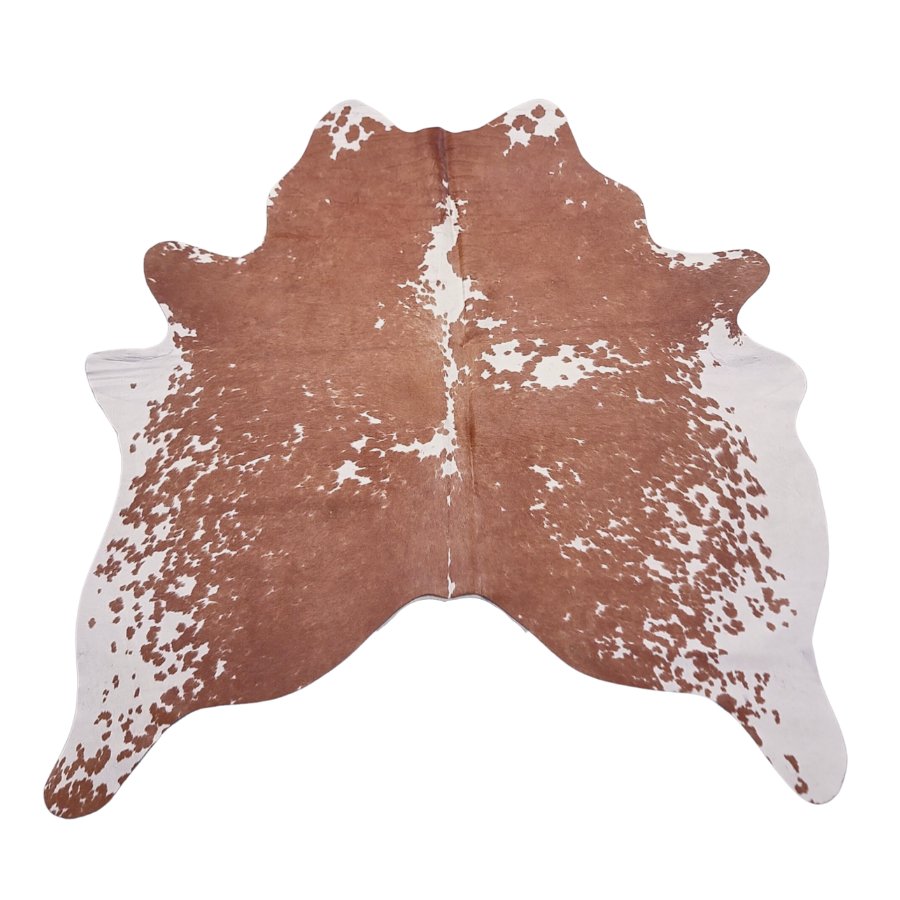 Cowhide Rug - Brown White Special (Small)