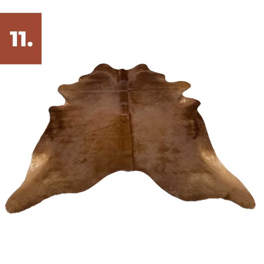Cowhide Rug - Solid Brown (Regular)