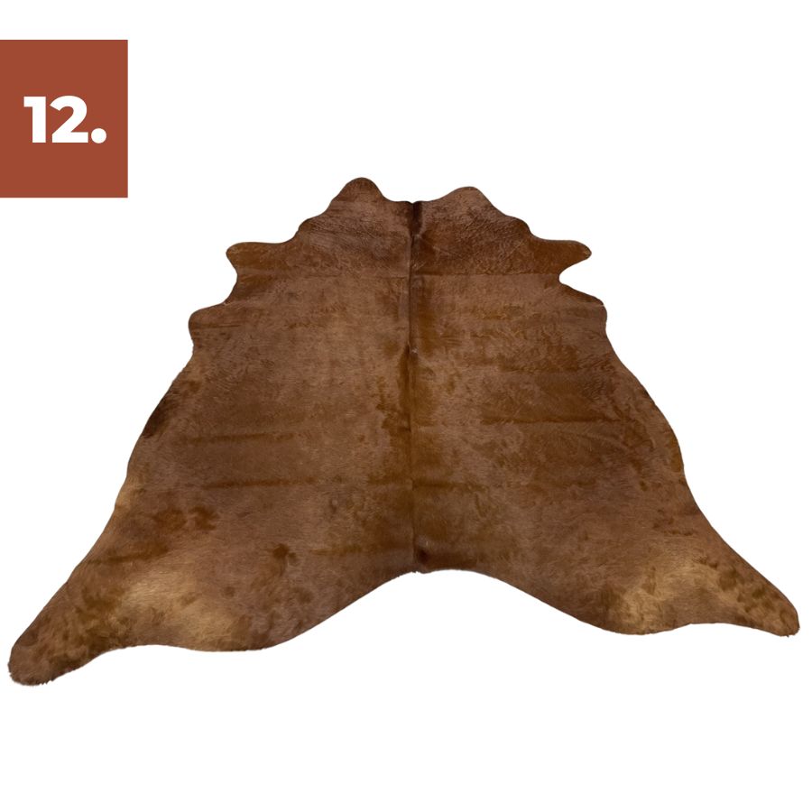 Cowhide Rug - Solid Brown (Regular)