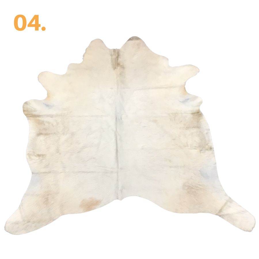 Cowhide Rug - Solid White (Regular)