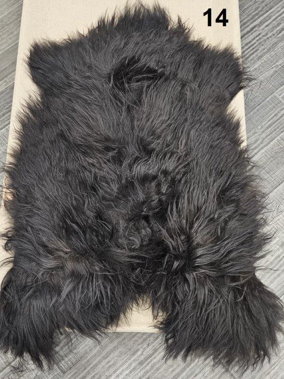 Icelandic Sheepskin Rug - Dark Brown/Black