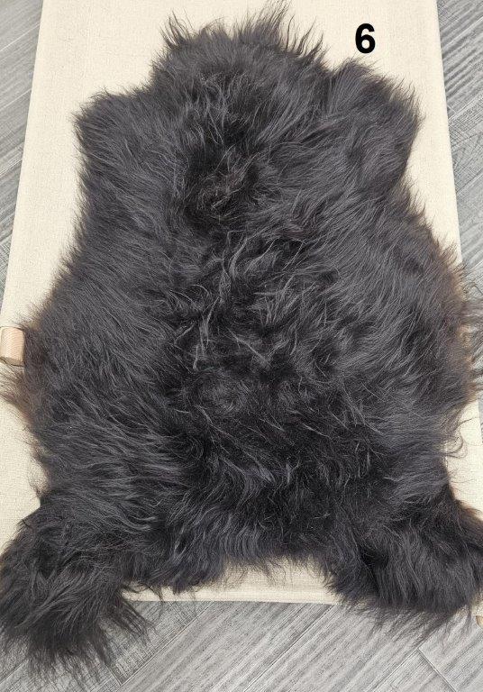 Icelandic Sheepskin Rug - Dark Brown/Black