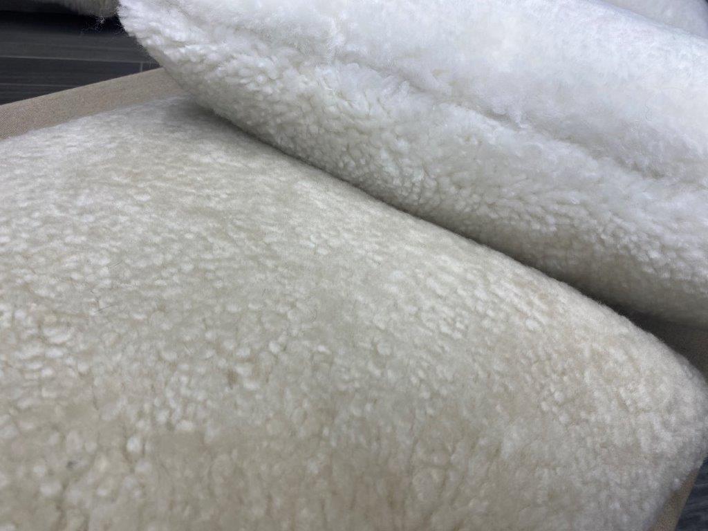 Shearling Square Cushion - Bone 50cm