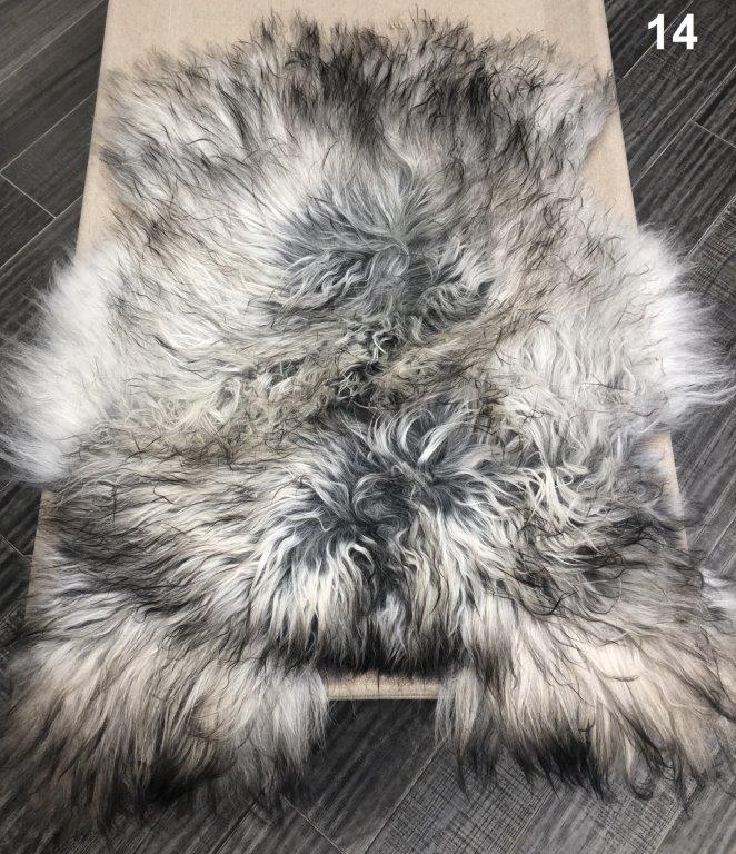 Icelandic Sheepskin Rug - Natural Grey