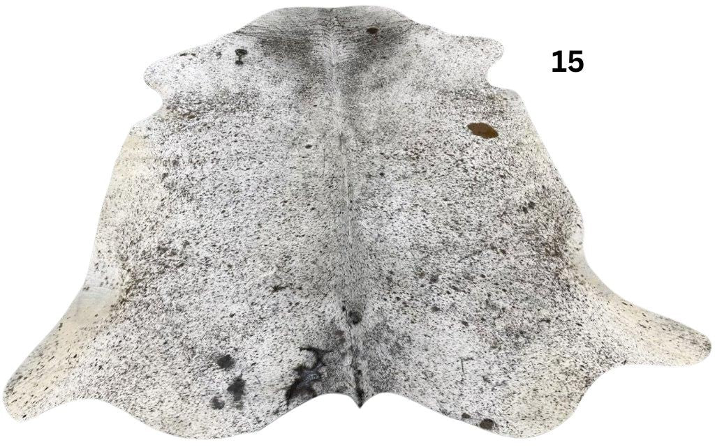 Salt Pepper Light Cowhide Rugs - SALE
