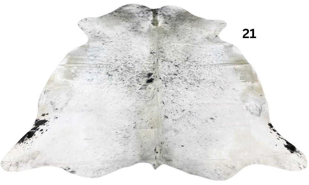 Salt Pepper Light Cowhide Rugs - SALE