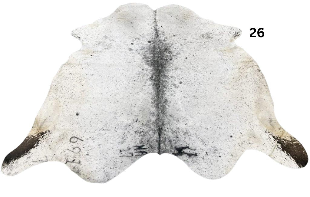 Salt Pepper Light Cowhide Rugs - SALE