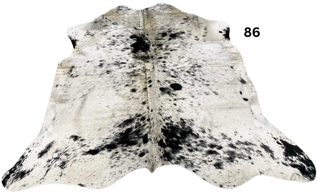 Salt Pepper Light Cowhide Rugs - SALE