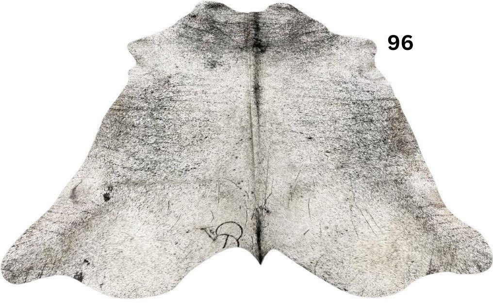 Salt Pepper Light Cowhide Rugs - SALE