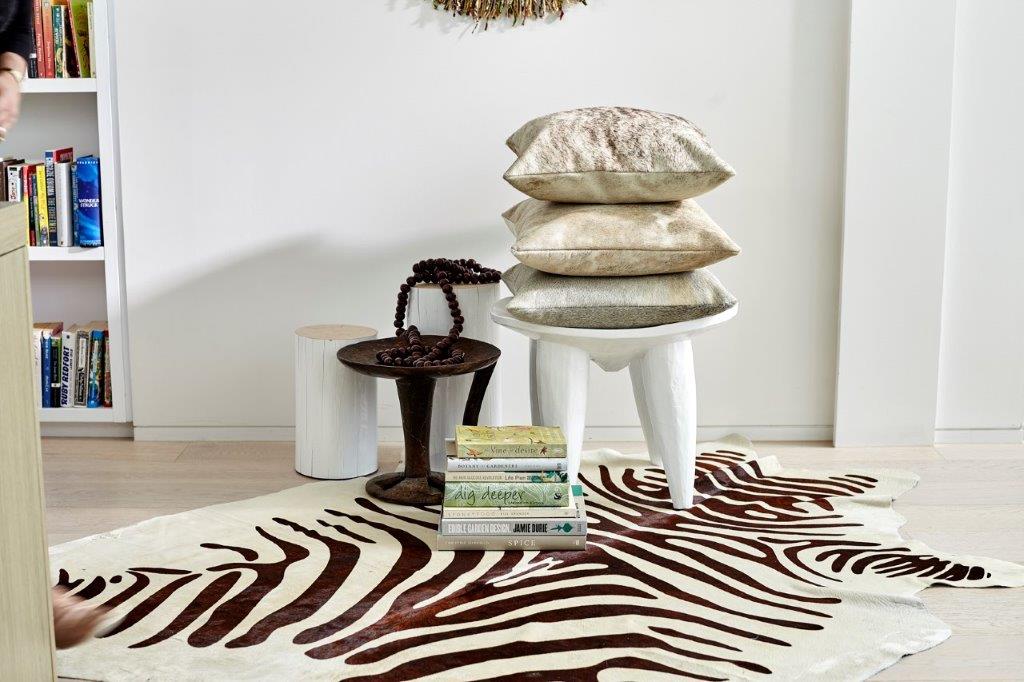 Cowhide Rug - Zebra Print