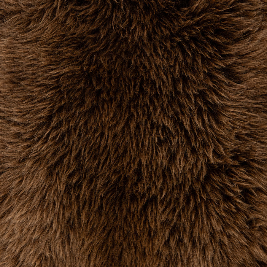 Jacob Sheepskin Fleece - Natural Brown