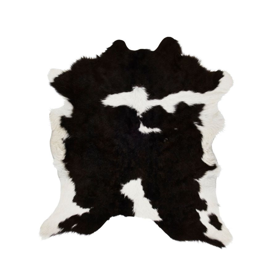 Calf Hide Rug - Black White