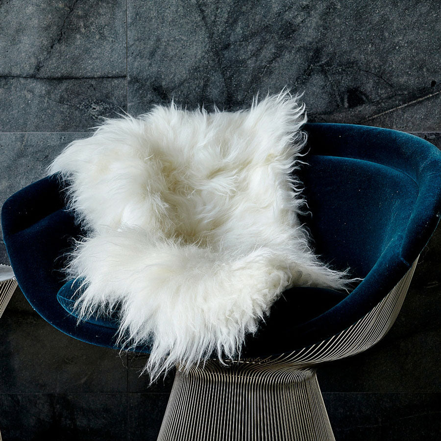 Icelandic Sheepskin Rug - Natural White