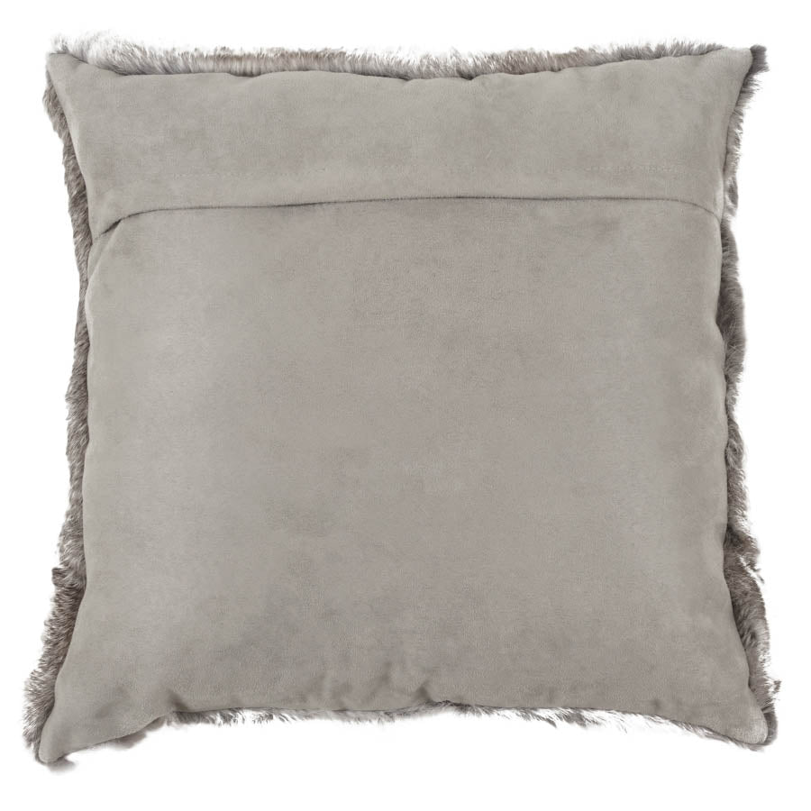 Rabbit Fur Pillow 50cm - Grey