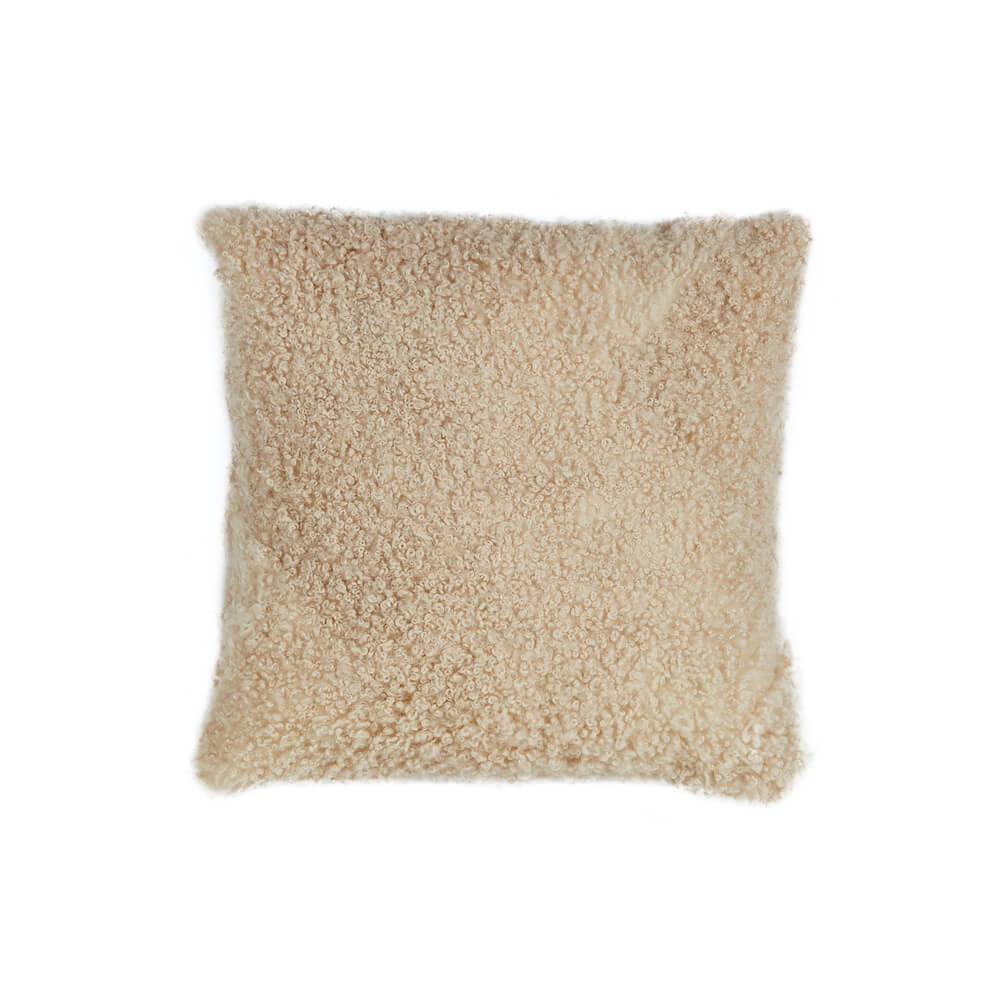 Shearling Square Cushion - Bone 50cm