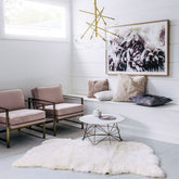 Icelandic Shorn Sheepskin Floor Rug - White