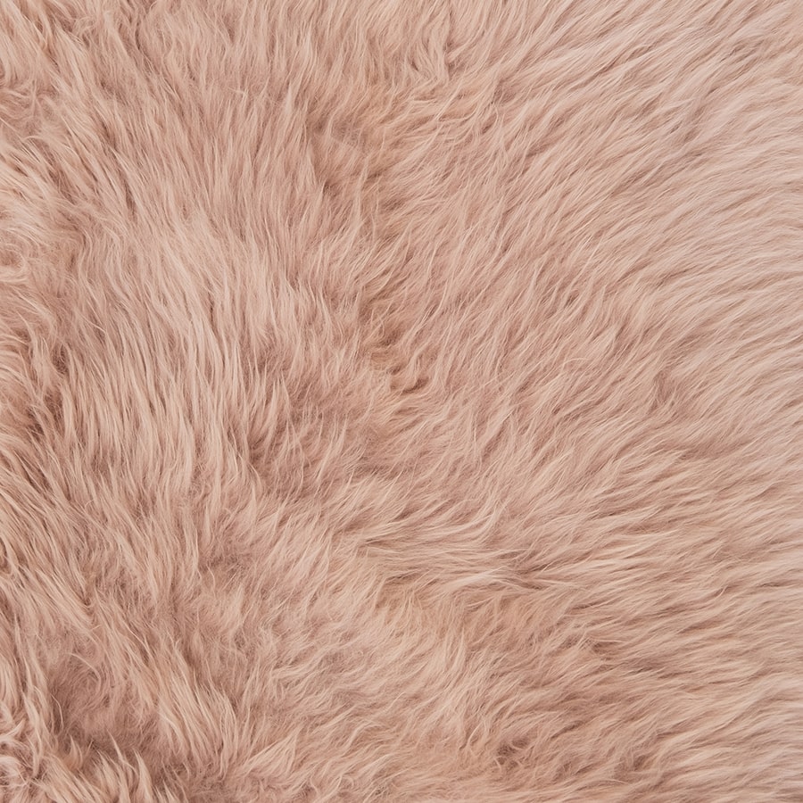 New Zealand Sheepskin Rug- Soft Pink