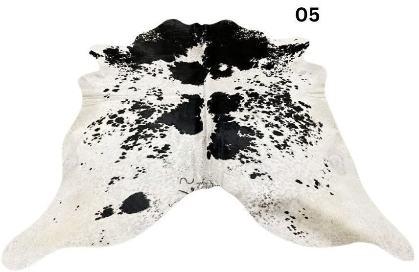 Salt & Pepper Cowhide Rug – Regular | Genuine Natural Hide