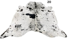 Salt & Pepper Cowhide Rug – Regular | Genuine Natural Hide