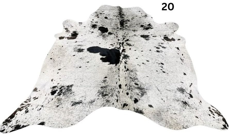 Salt & Pepper Cowhide Rug – Regular | Genuine Natural Hide