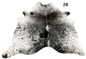 Salt & Pepper Cowhide Rug – Regular | Genuine Natural Hide