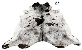 Salt & Pepper Cowhide Rug – Regular | Genuine Natural Hide