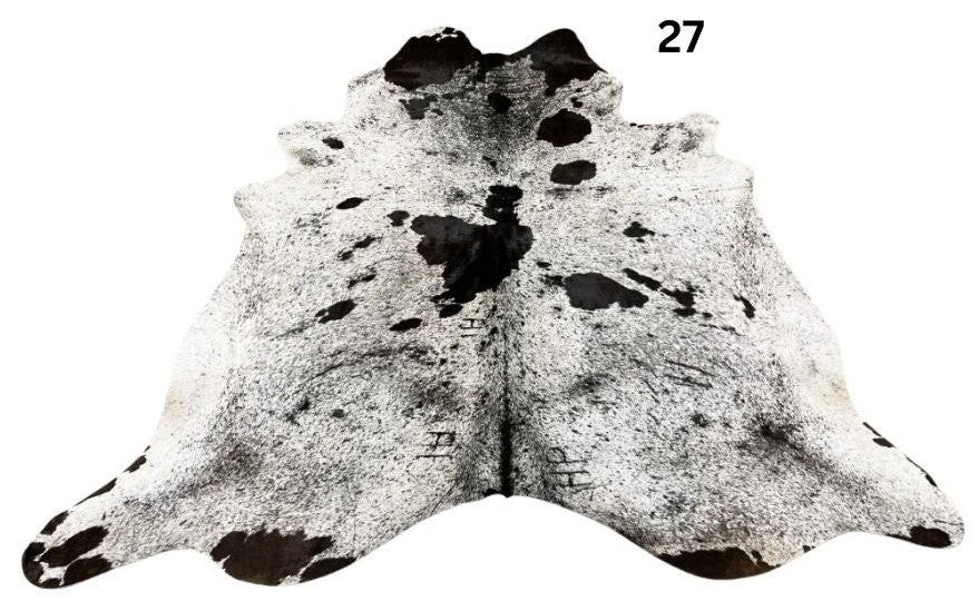 Salt & Pepper Cowhide Rug – Regular | Genuine Natural Hide
