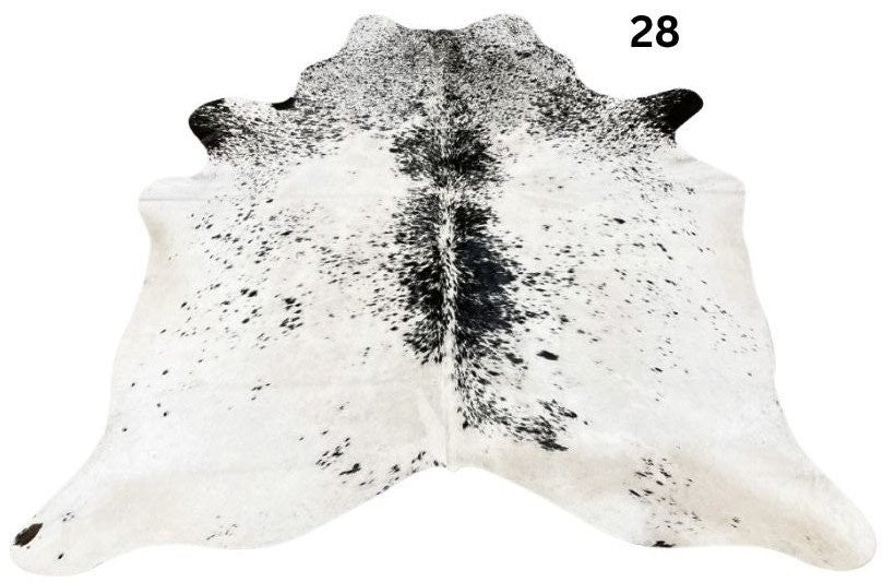 Salt & Pepper Cowhide Rug – Regular | Genuine Natural Hide