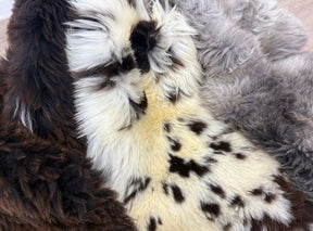 British Sheepskin Rug – Rich Dark Brown | Natural Wool Hide