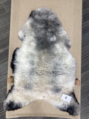 Icelandic Shorn Sheepskin Rug - Dark Edges