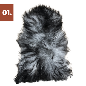 Icelandic Sheepskin Rug - Natural Grey