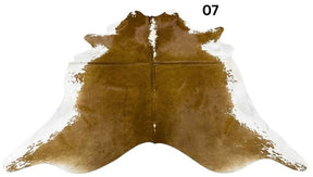 Brown & White Cowhide Rug – Regular | Genuine Hereford Hide