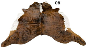 White Belly & White Spine Cowhide Rug – Regular | Genuine Natural Hide