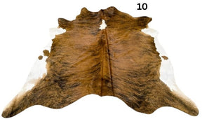 White Belly & White Spine Cowhide Rug – Regular | Genuine Natural Hide