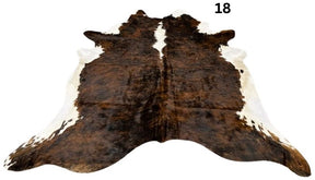 White Belly & White Spine Cowhide Rug – Regular | Genuine Natural Hide