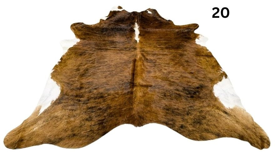 White Belly & White Spine Cowhide Rug – Regular | Genuine Natural Hide