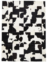 Cowhide Patchwork Rug – Black & White 2m x 1.5m (Last one in stock!)