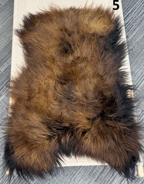 Icelandic Sheepskin Rug – Brown with Auburn Tips | Long Wool Hide