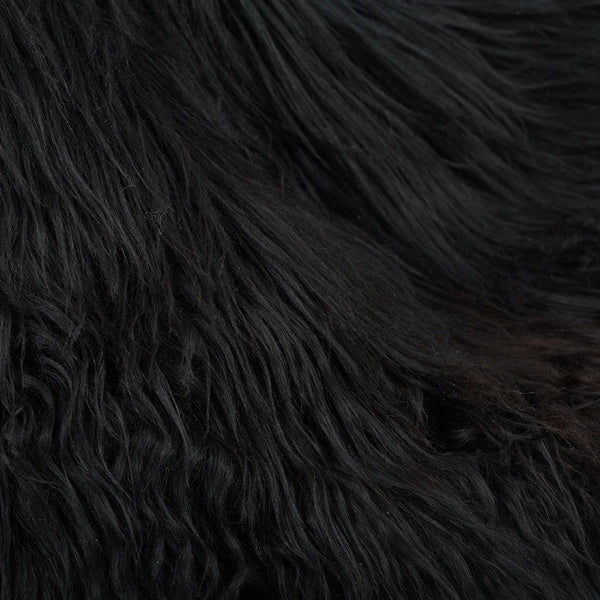 <p>Black Icelandic Sheepskin Fleece</p>