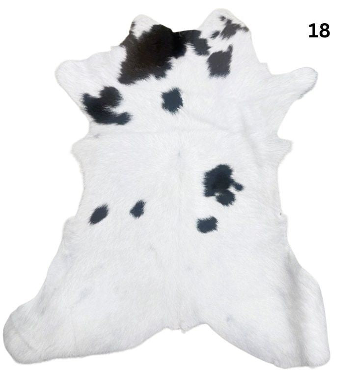 Black & White Calf Hide Rug