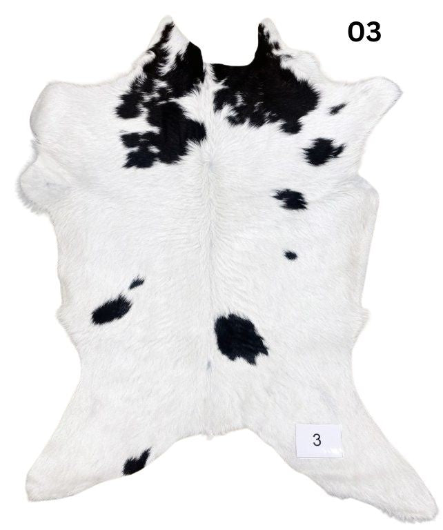 Black & White Calf Hide Rug